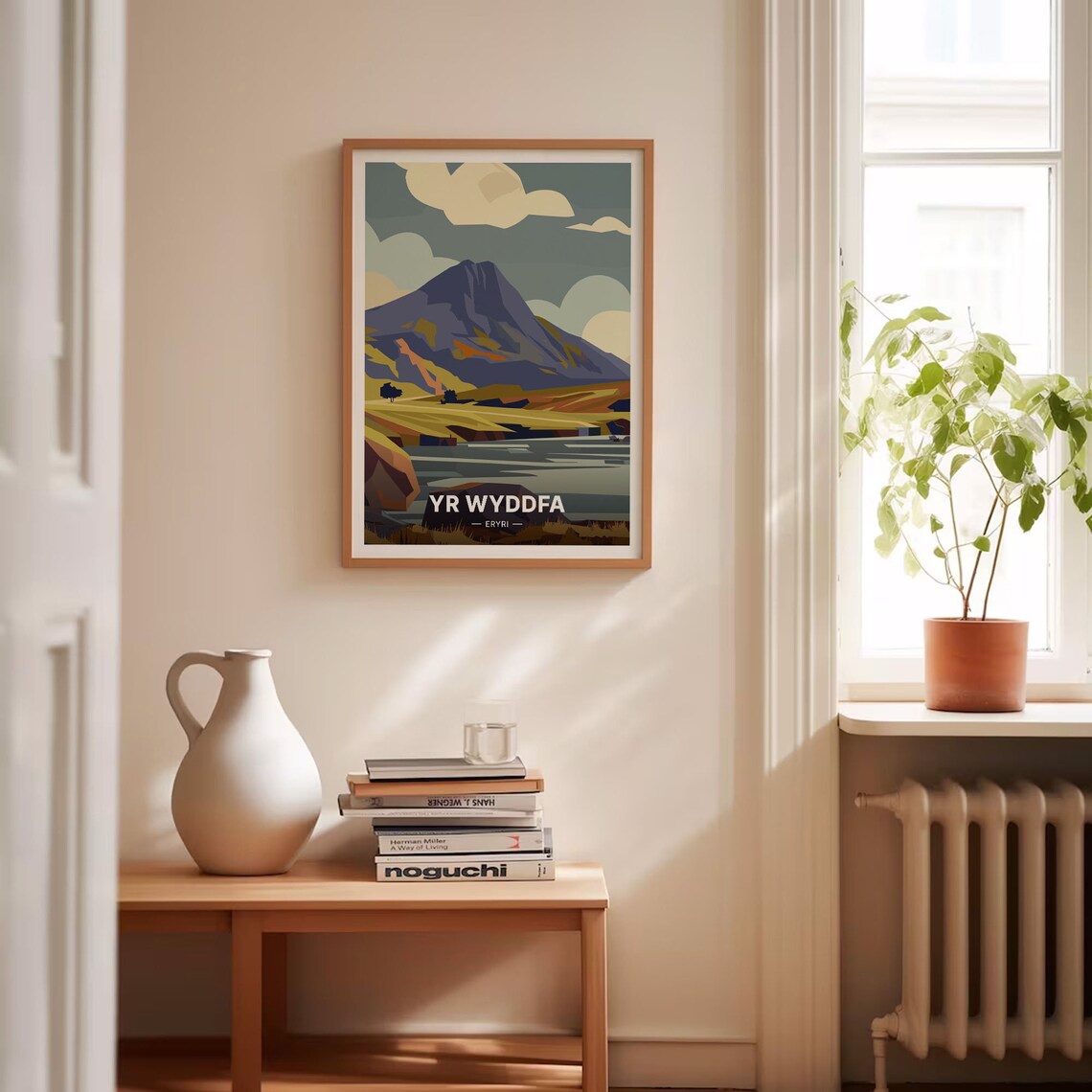 Yr Wyddfa Snowdonia Travel Poster, Wales Landscape - Image 4