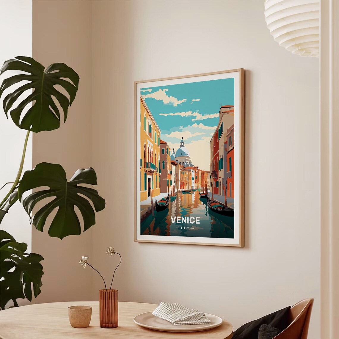 Venice Italy Travel Poster, Cityscape Decor - Image 2