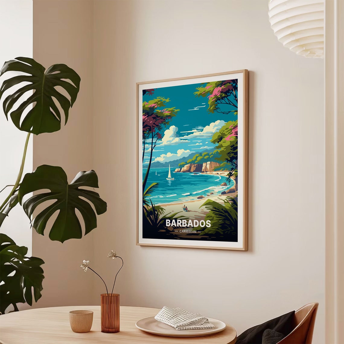 Barbados Home Office Wall Art Print - Image 2