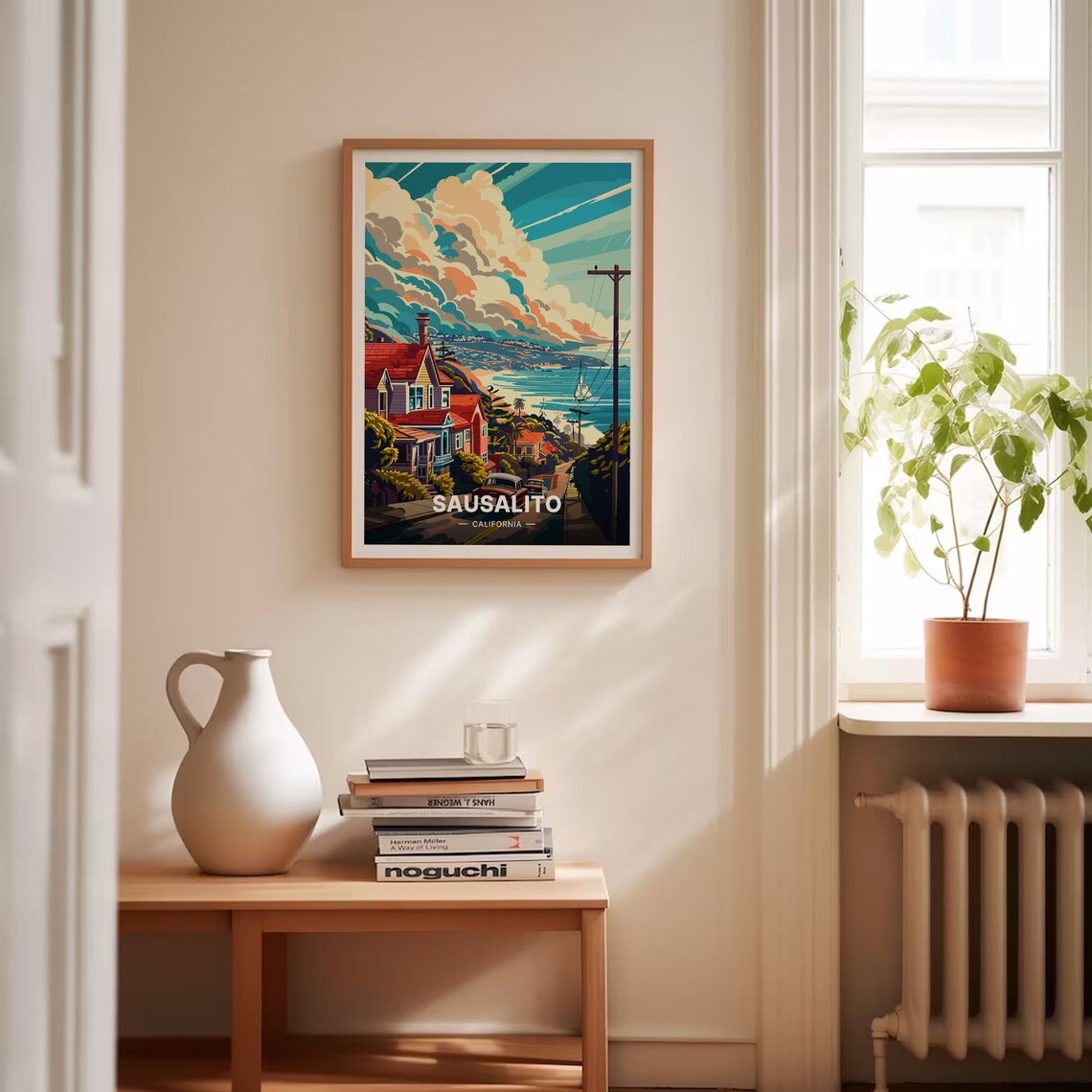 California Sausalito Travel Poster, Scenic Place Decor - Image 4