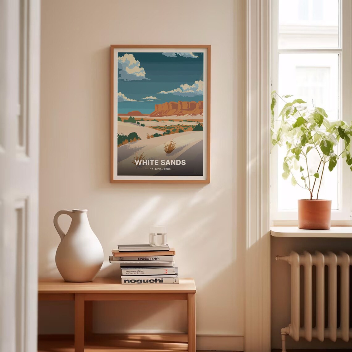 White Sands National Park Desert Dunes Red Rock Mesas Poster - Image 4