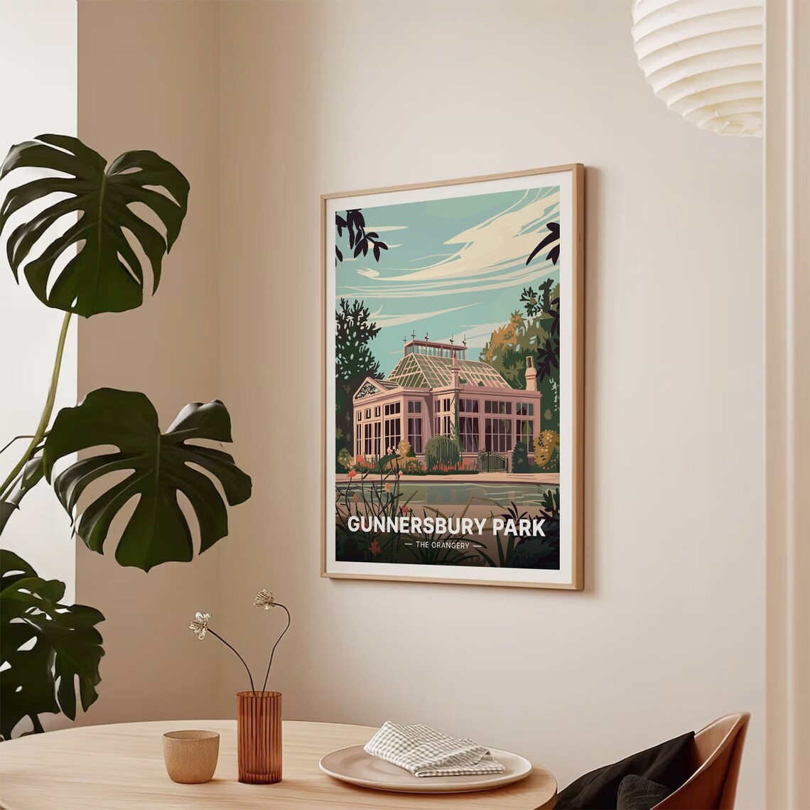 West London Travel Poster, Gunnersbury Park Museum - Image 2