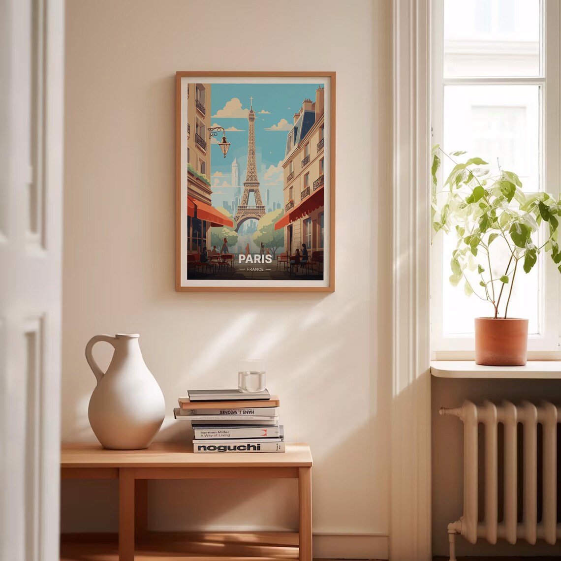 Paris France Eiffel Tower Travel Poster, Europe - Image 4