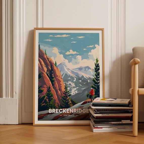 Breckenridge Ski Resort Wedding Gift Idea Poster