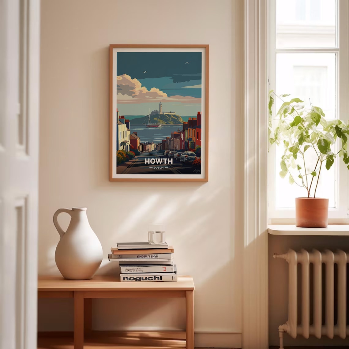 Howth Dublin Ireland Vintage Inspired Travel Poster - Image 4