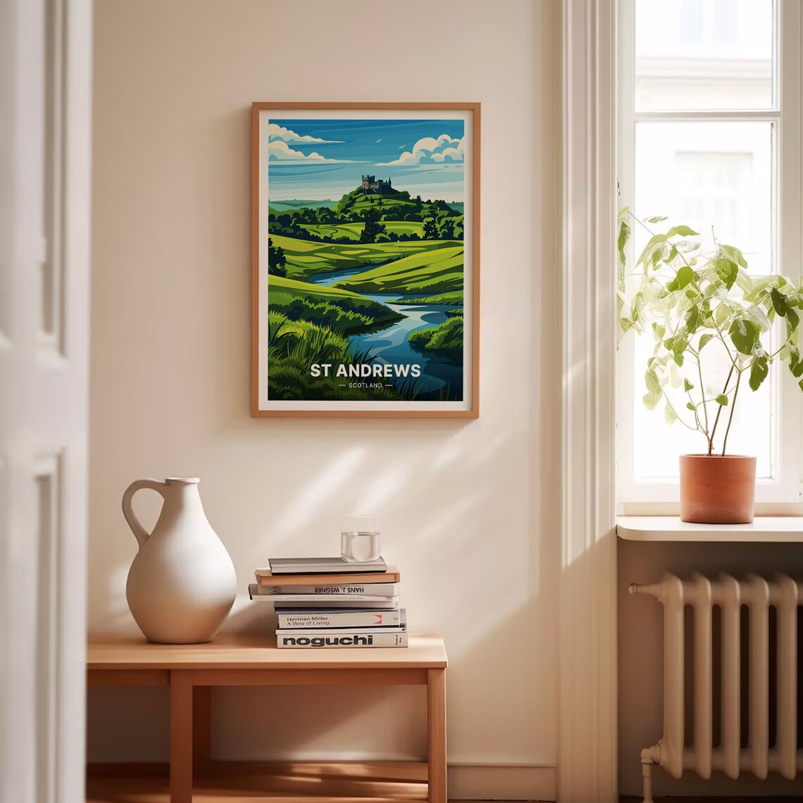 St Andrews Scotland Historic Golf Links Vintage Travel Poster - Image 4