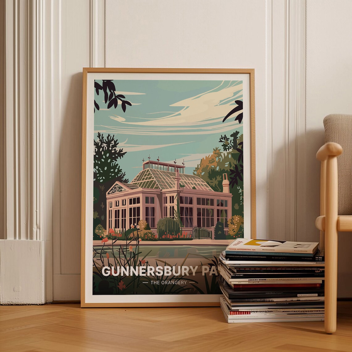 West London Travel Poster, Gunnersbury Park Museum