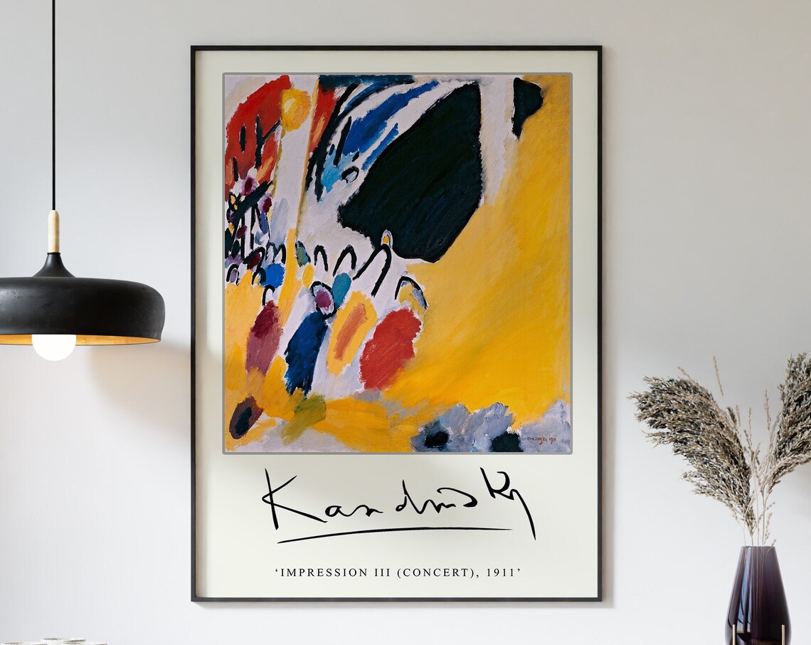 Kandinsky Exhibition Art Print, Bauhaus Abstract Poster - Image 3