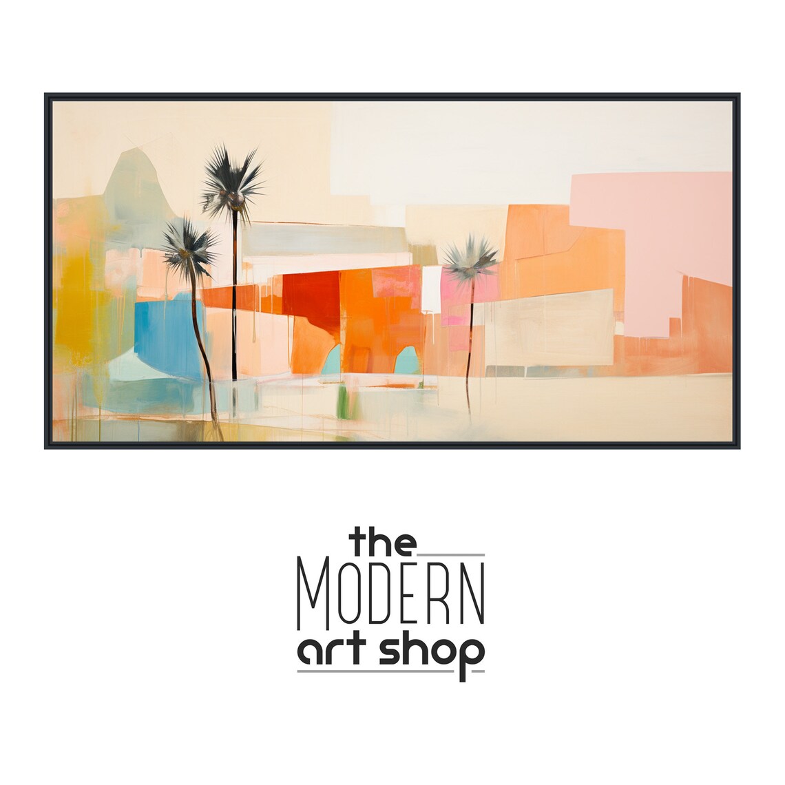 Palm Springs Mid-Century Retro Architecture Art Print - Image 3