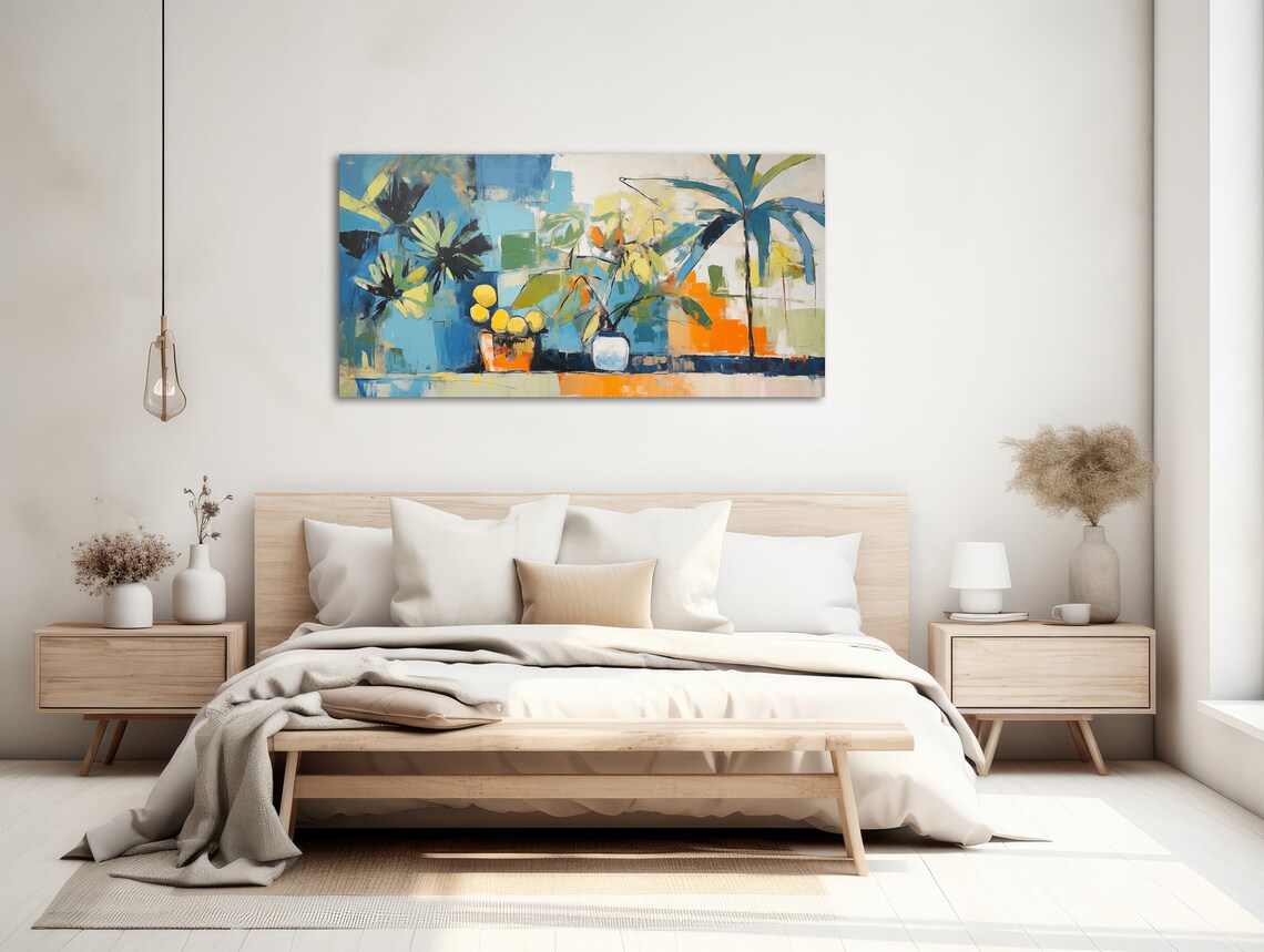 Mid Century Botanical Still Life, Palm Springs Wall Art Print - Image 2