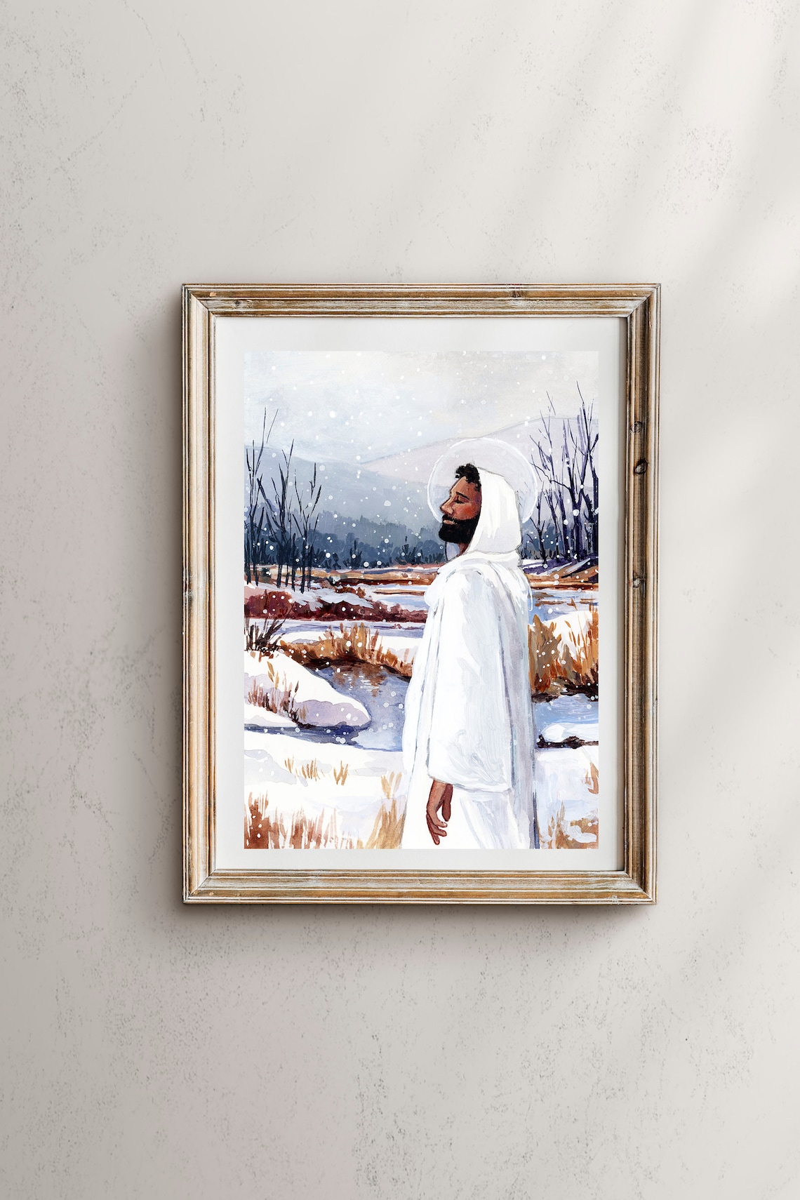 He Is With Me In My Winters, Jesus Christ Art