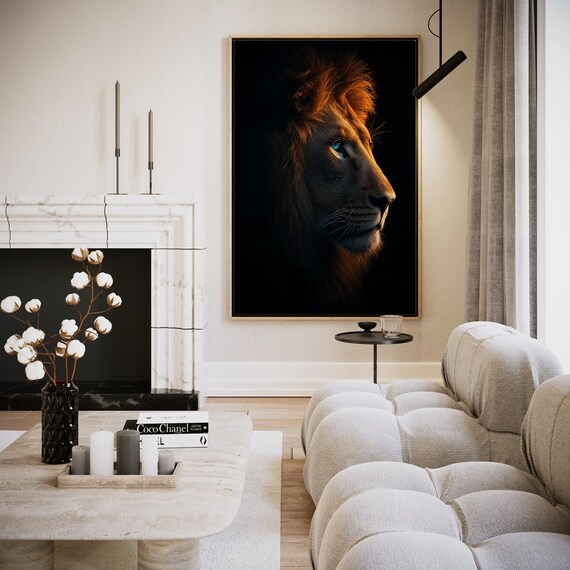 Majestic Lion Artwork Wall Art