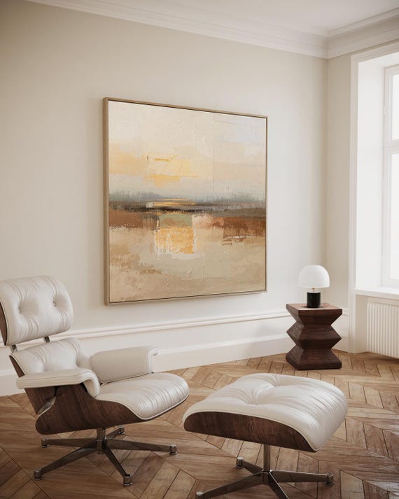 Sunrise Over Fields Artwork Wall Art