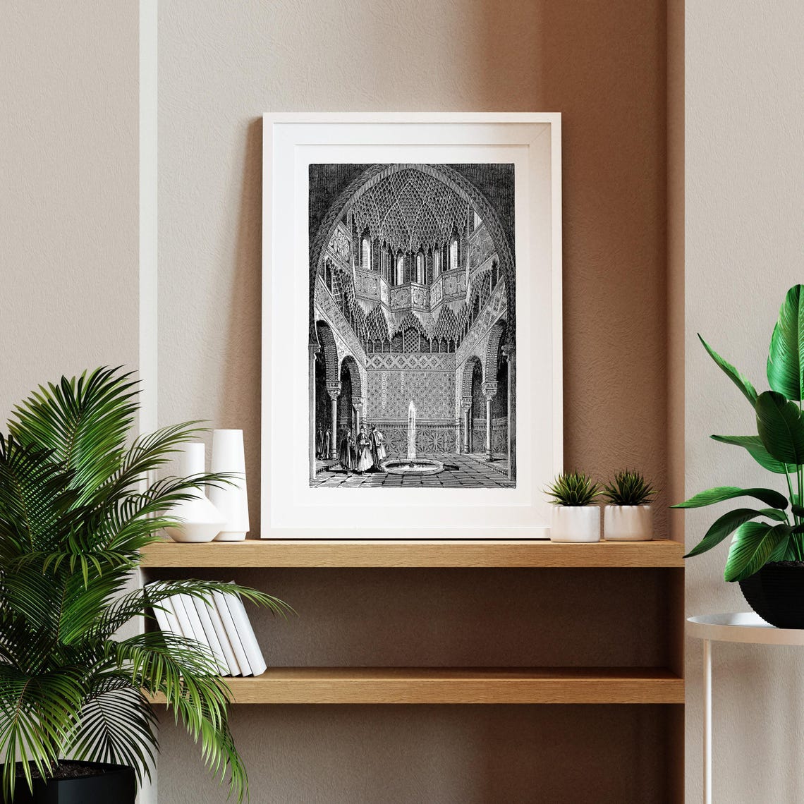 Hall Of The Abencerrages Alhambra Moorish Palace Interior Poster - Image 2
