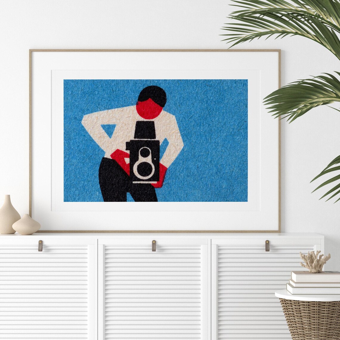 Vintage Camera Matchbox Art Print, Eastern Europe - Image 2
