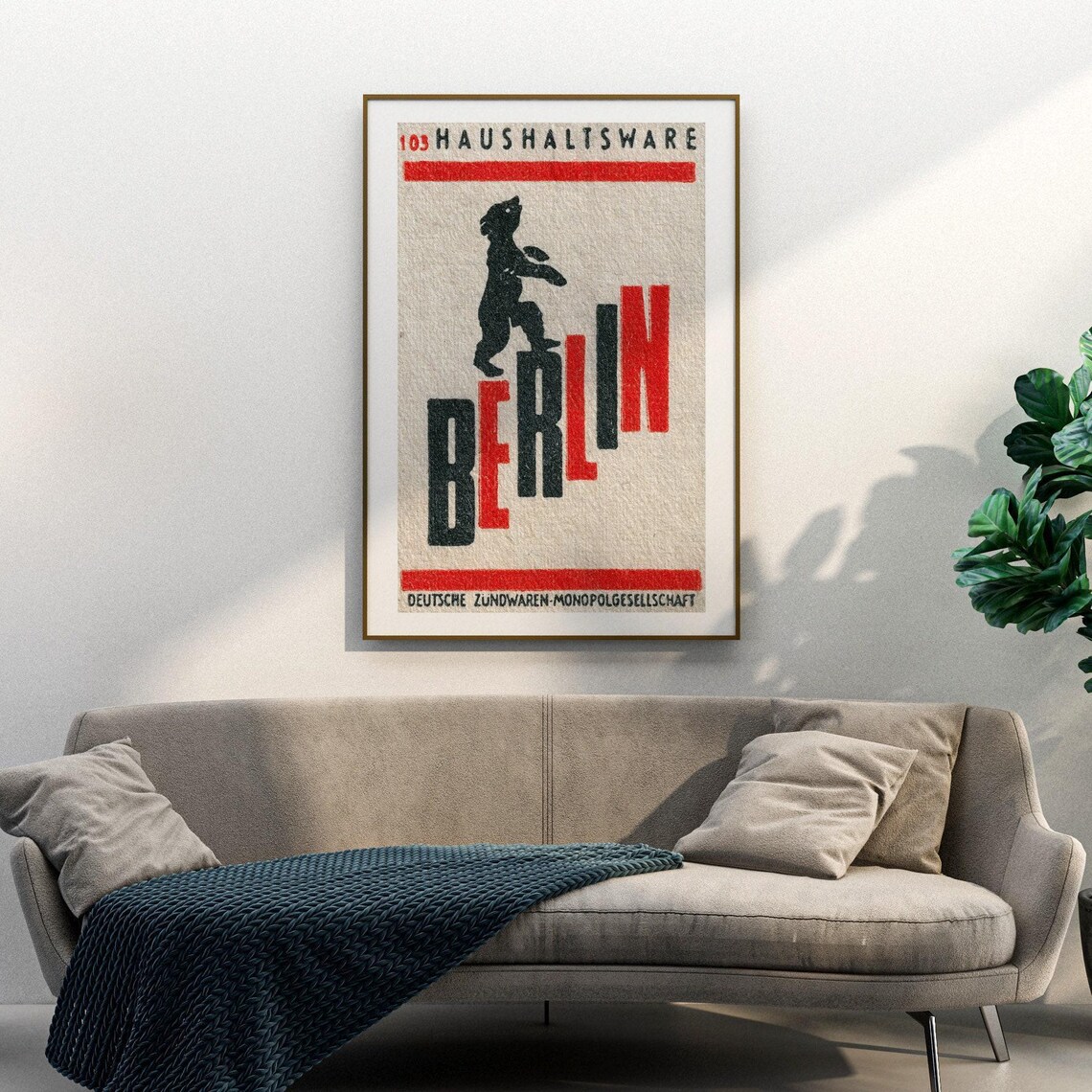 Berlin Bear Vintage Eastern Europe Art Print - Image 3