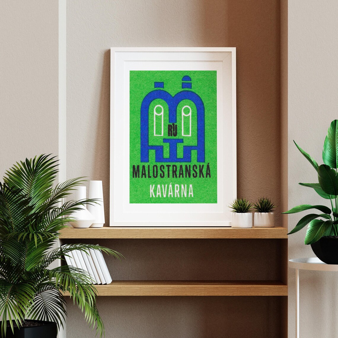 Small Street Cafe Matchbox Vintage Poster Print - Image 2