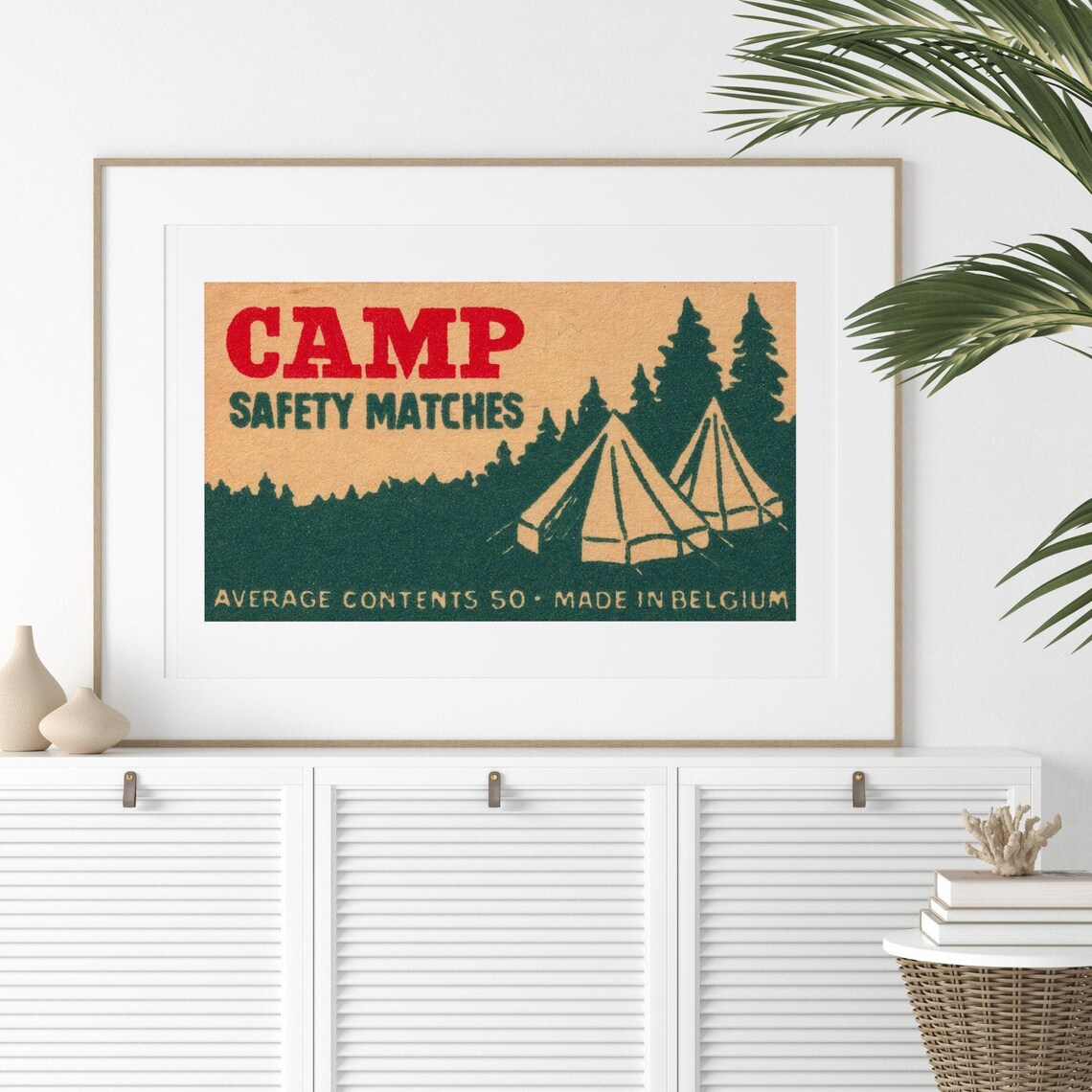 Camp Matchbox Vintage Sweden Poster Print - Image 2