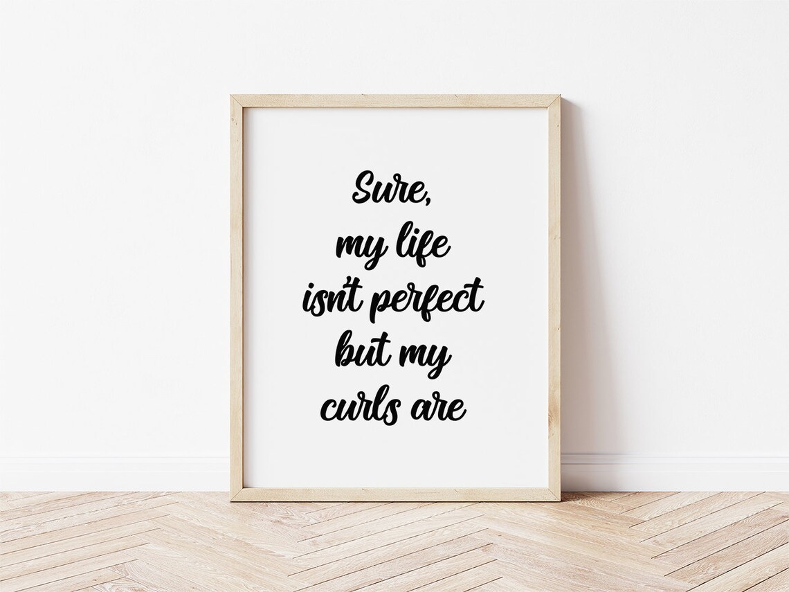 Curly Hair Natural Hair Art Print, Girls Room Decor - Image 2