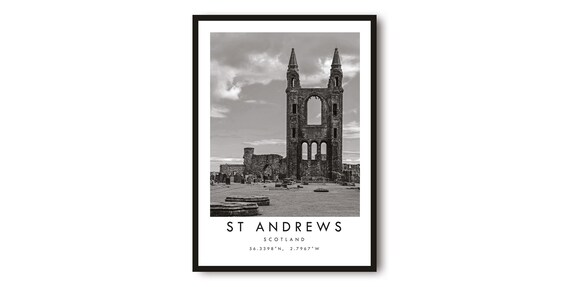 St Andrews Scotland Travel Poster