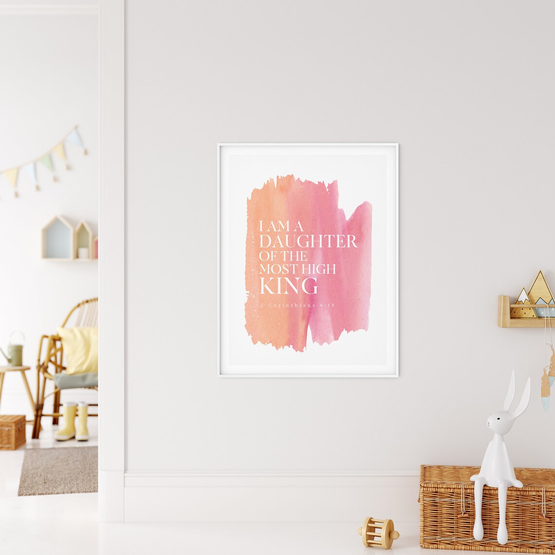 I Am A Daughter Of The Most High King Art Print - Image 2