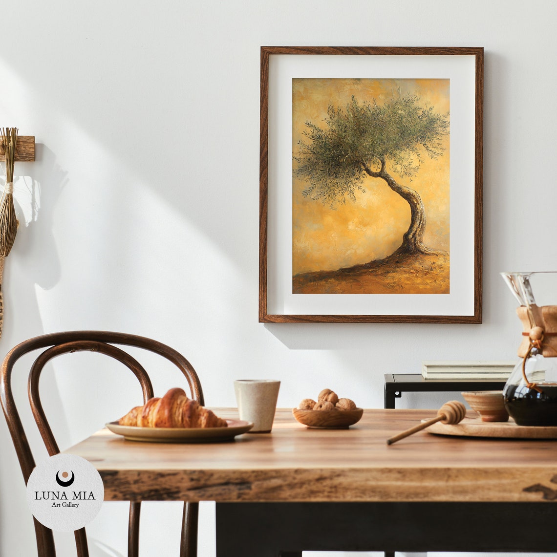 Vintage Style Olive Tree Wall Art Nature Decor For Home Classic Oil Paint Wall Poster Instant Art - Image 4