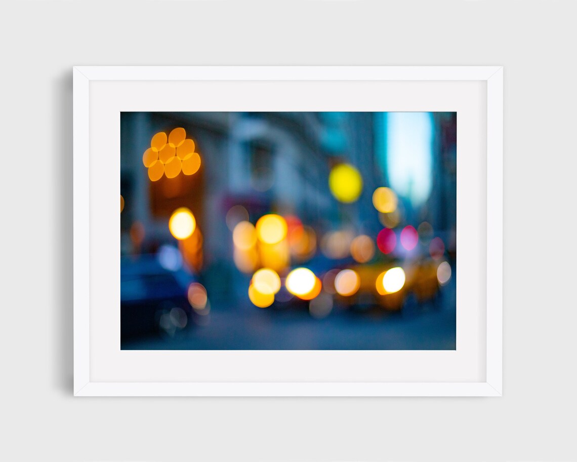 New York City Photography, Abstract Night Photo