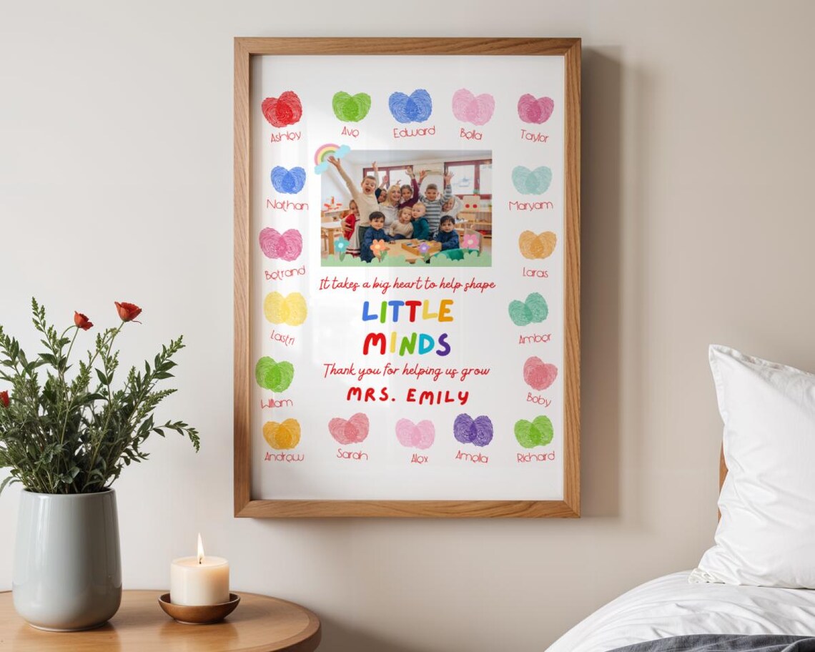 Teacher Appreciation Gift, Thank You Art Print - Image 3