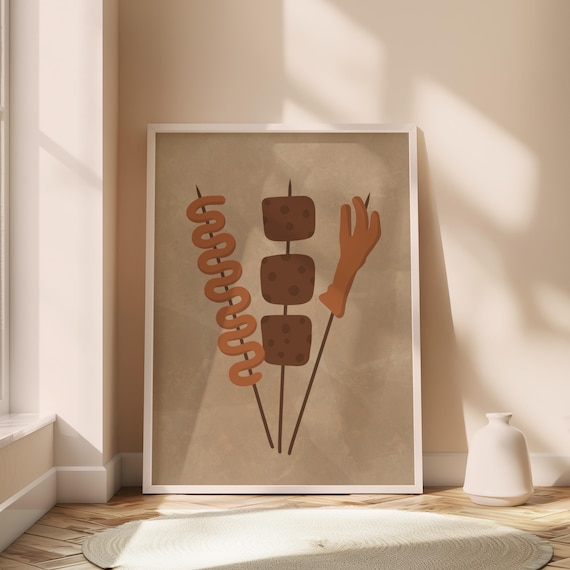 Philippines Posterfilipino Streetfood Wall Artsatin Poster Printshome Kitchen Art Filipino Food Tradition Culture Printpinoy