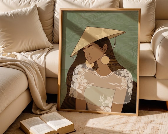 Philippines Poster Filipina Beauty Filipino Home Art And Living Room Wall Decor Culture Heritage Print Rice Terraces