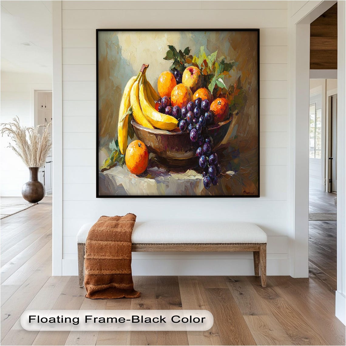 Vibrant Fruit Bowl Art Print, Classic Kitchen Decor - Image 4