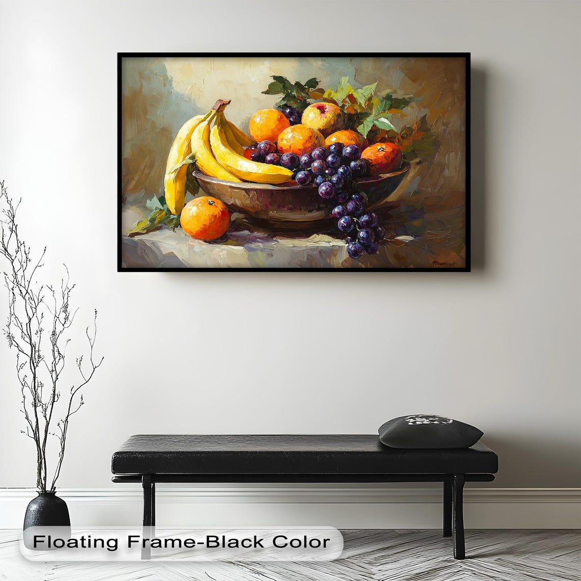 Vibrant Fruit Bowl Art Print, Classic Kitchen Decor - Image 3