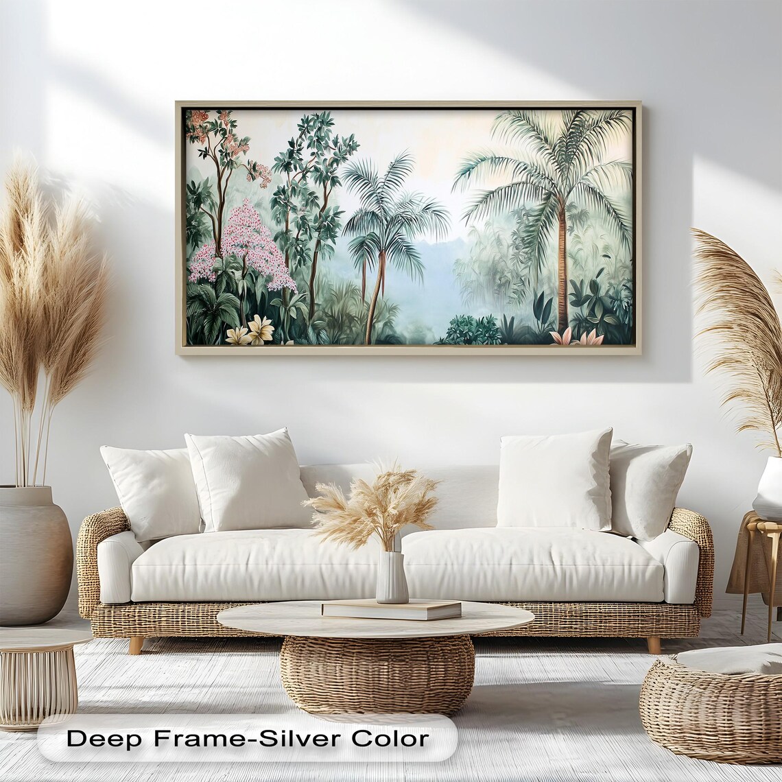 Tropical Jungle Botanical Forest Nature Scene