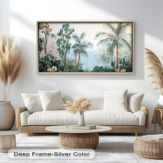Tropical Jungle Botanical Forest Nature Scene