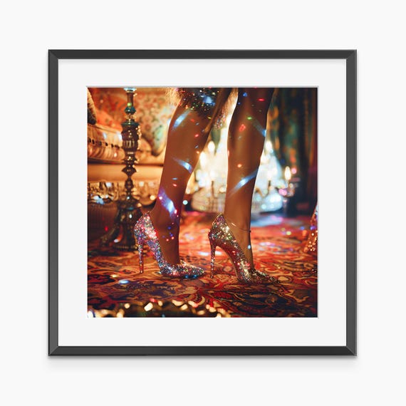 Diamond Heels Photography Prints Fashion Wall Art High Fine Print Museum Quality Poster
