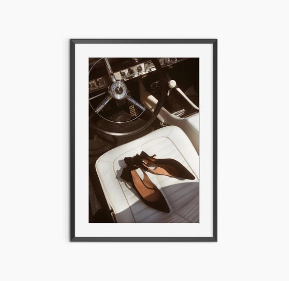 Fashion Prints Photography Poster Car Retro Print Vintage Fine Art Museum Quality Wall
