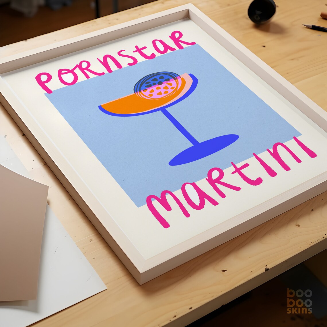 Pornstar Cocktail Print, Kitchen Wall Art Poster