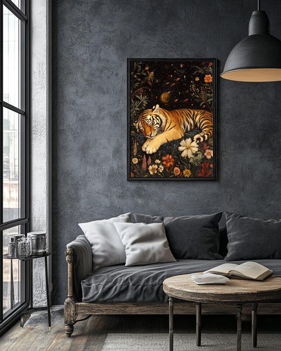 Sleeping Tiger Wall Art