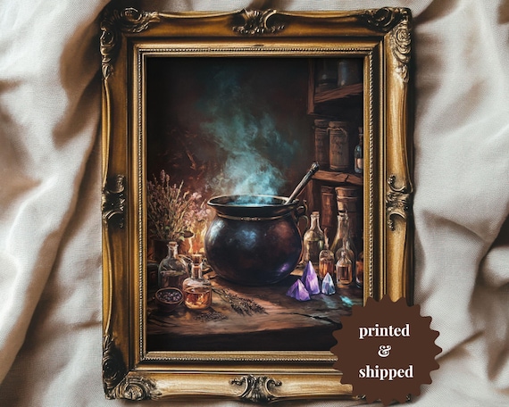 The Witchs Lair, Vintage Style Halloween Decor