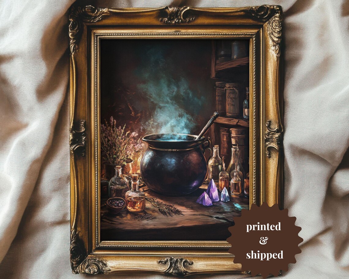 The Witchs Lair, Vintage Style Halloween Decor
