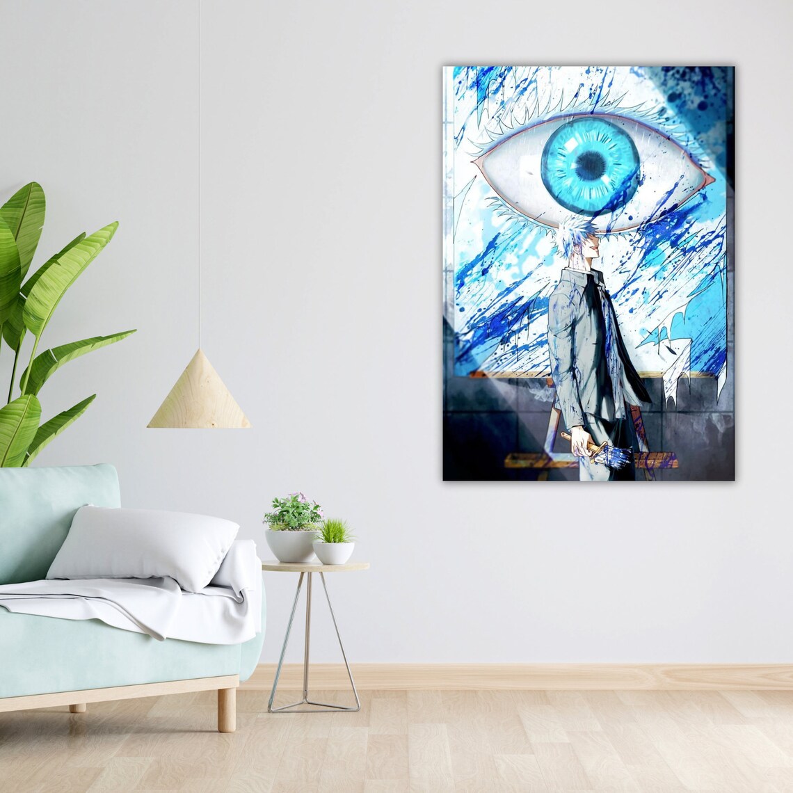 Gojo Satoru Giant Blue Eye Anime Manga Japanese Character Poster - Image 2