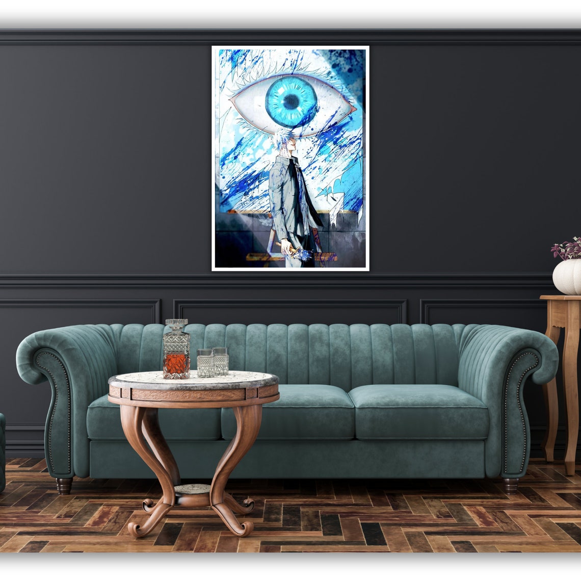 Gojo Satoru Giant Blue Eye Anime Manga Japanese Character Poster - Image 5