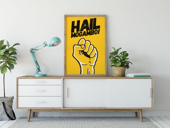 Hail Mogambo Indian Desi Art Print