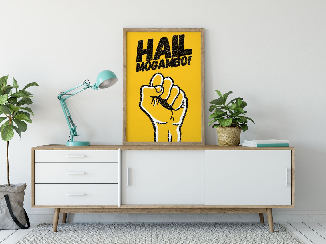 Hail Mogambo Indian Desi Art Print