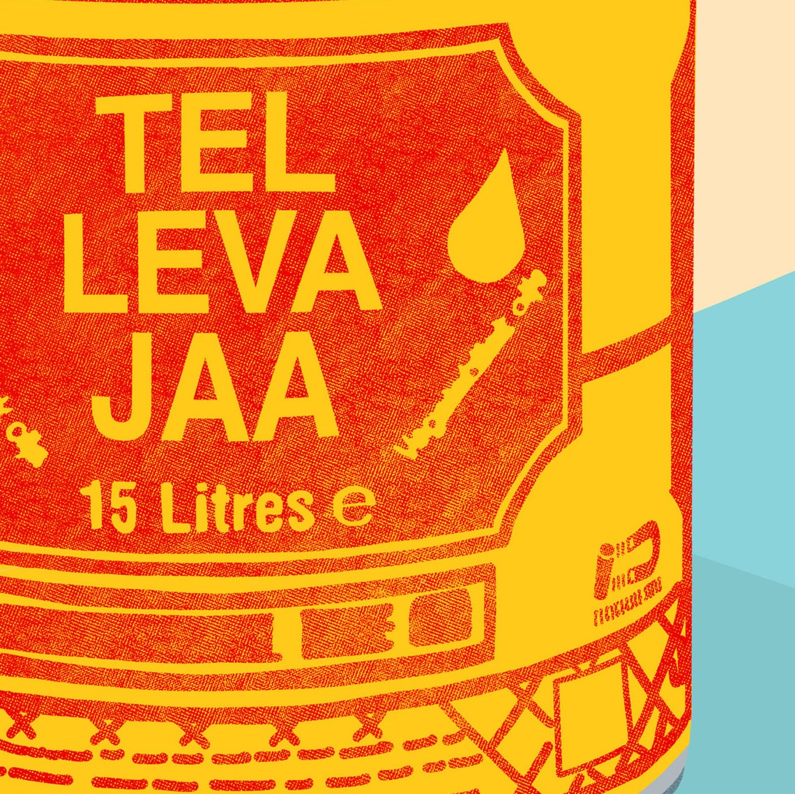 Indian Desi Tel Leva Jaa Poster Print - Image 3