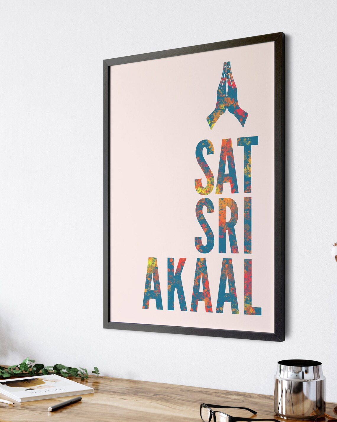 Sat Sri Akal Punjabi Desi Poster Print - Image 3