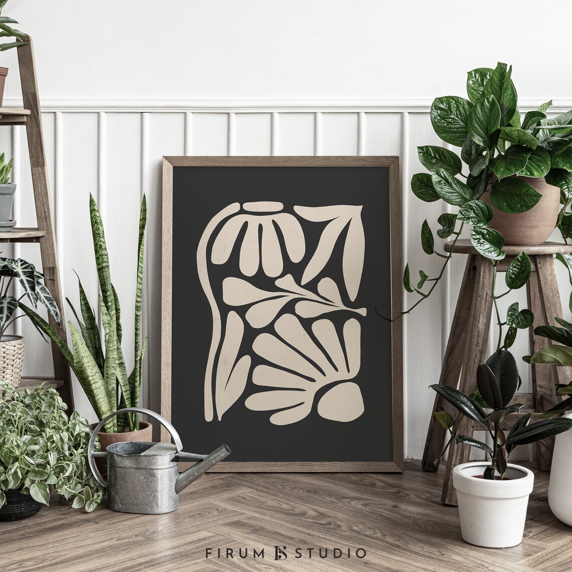 Moody Abstract Print, Mid Century Modern Decor - Image 2