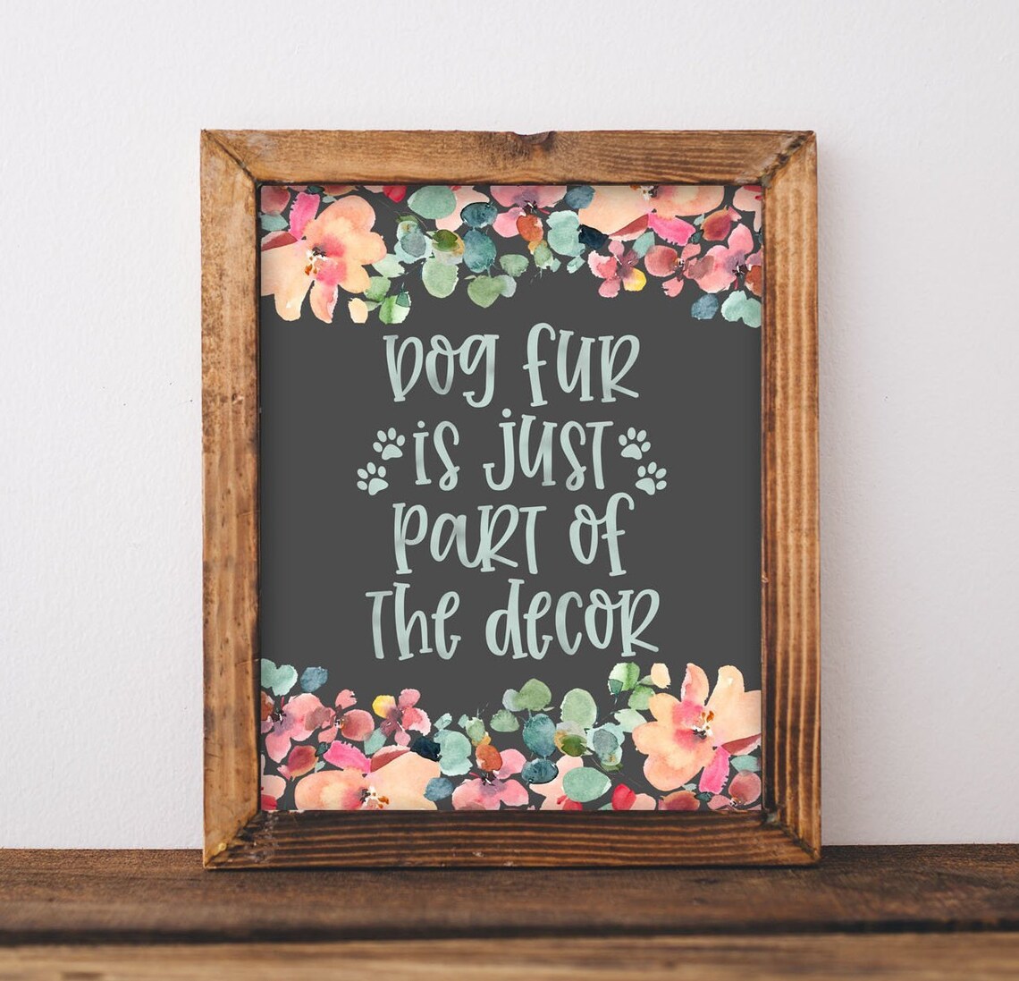 Art Dog Fur Is Just Part Of The Decor Art Print