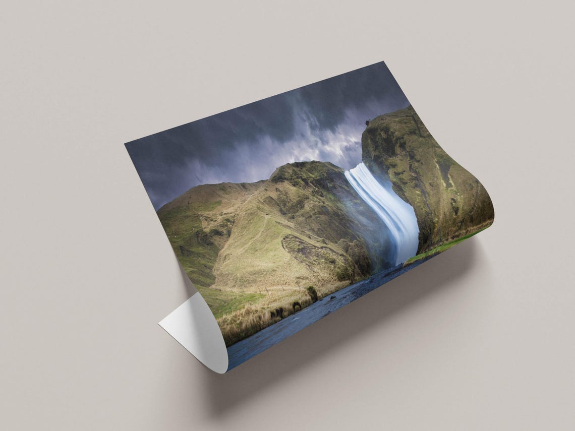 Nature Wall Art Mountain Landscape Artwork Nature Photography Print Scenic Wall Decor Beautiful Nature Scenery Office Wall Art - Image 2