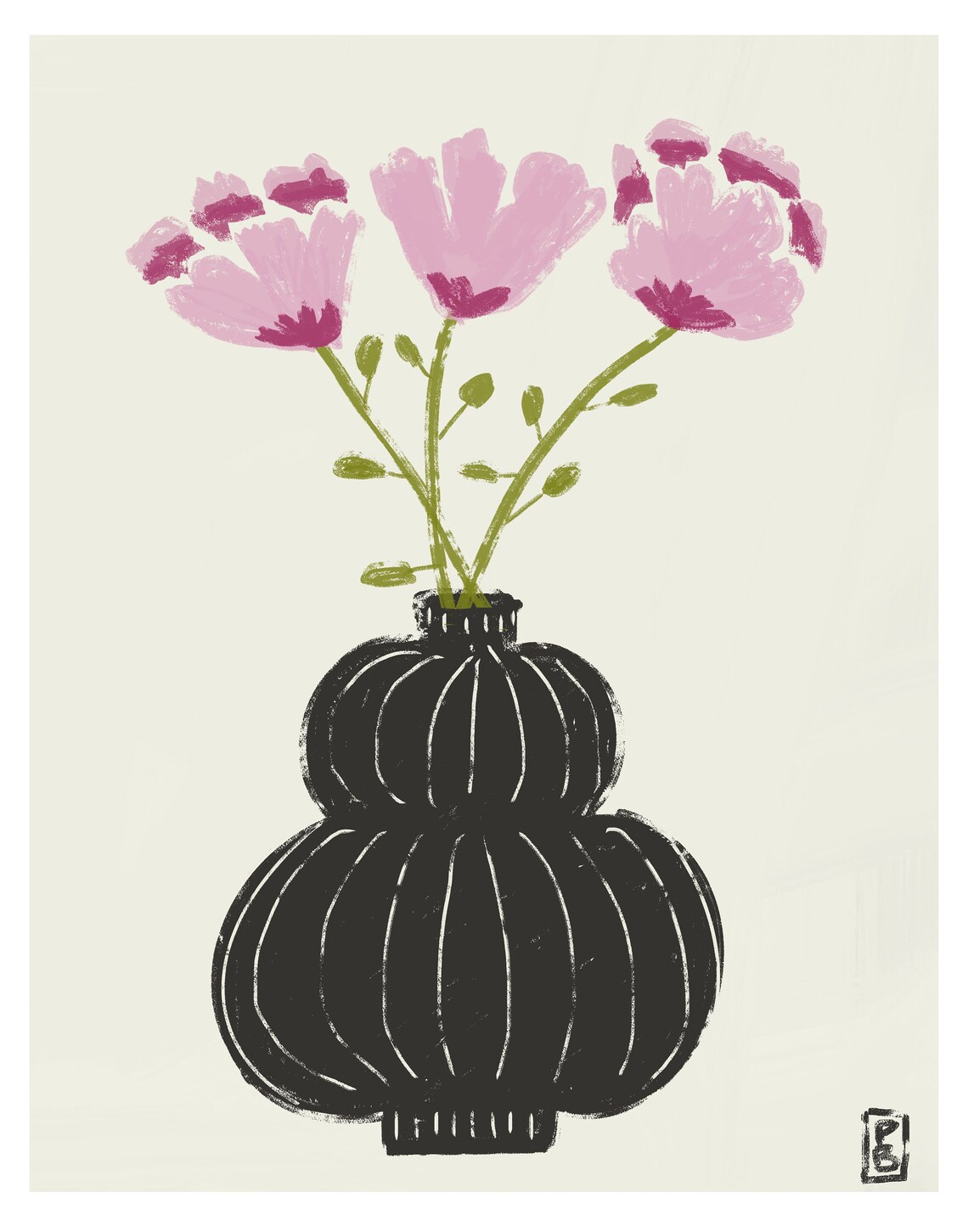 Still Life No. 29 Botanical Floral Art Print - Image 2